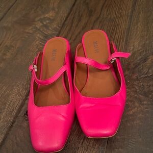 Maeve Women's Pink Mary Jane Slingback Flats